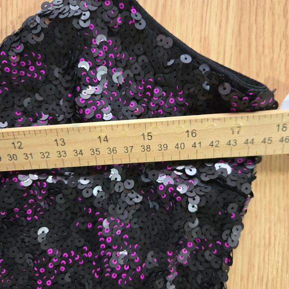 Dress the Population Womens Sequin Slip Midi Dress XL Whimsigoth Fairy Grunge - Picture 10 of 12